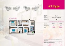 Thiết kế căn hộ loại A3 ( A2.06, B2.04, C2.03, D2.07)