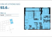 Thiết kế căn hộ 93.6 m2