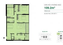 Thiết kế căn hộ 109.2 m2