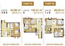 Thiết kế căn hộ 99.5 m2