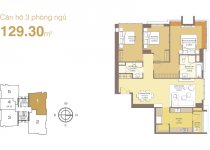 Thiết kế căn hộ 129.3 m2
