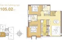 Thiết kế căn hộ 105.02 m2