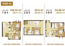 Thiết kế căn hộ 106.33 m2