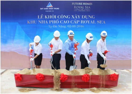 khởi công dự án nhà phố cao cấp Royal Sea