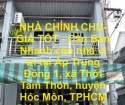 NHÀ CHÍNH CHỦ- GIÁ TỐT - Cần Bán Nhanh căn nhà vị trí tại huyện Hóc Môn, TPHCM
