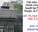 ⭐Cần bán nhà chính chủ tâm huyết tại P.Phú Thuận, Q.7; HCM; 5,3 tỷ; 0902515696