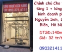 ✨Chính chủ Cho thuê tầng 1 + lửng để kinh doanh phố Nguyễn Sơn, Long Biên, 32tr/th; 0903214114