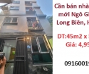 ⭐Cần bán nhà 5 tầng mới Ngô Gia Tự, Long Biên, Hà Nội, giá 4,95tỷ; 0916001984