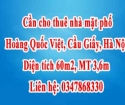 ⭐Cho thuê nhà mặt phố Hoàng Quốc Việt, Cầu Giấy, Hà Nội; 35tr/th; 0357961970