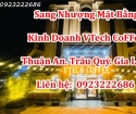 Sang Nhượng Mặt Bằng Kinh Doanh VTech CoFFee tại Thuận An. Trâu Quỳ. Gia Lâm