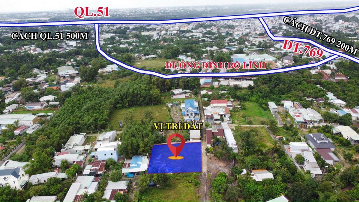 Chính chủ bán 8 lô đất full thổ cư DT 769 quy hoạch mở rộng 22m ,Huyện Long Thành - Ảnh 1
