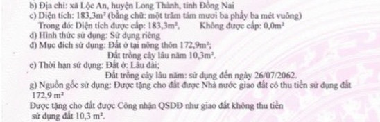 Chính chủ bán 8 lô đất full thổ cư DT 769 quy hoạch mở rộng 22m ,Huyện Long Thành - Ảnh 4