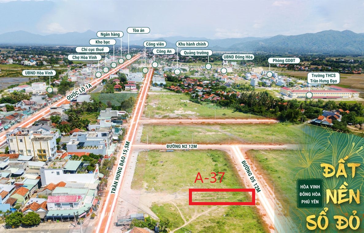 Đất ở Khu đô thị mới tại trung tâm kinh tế Phú Yên giá 1,6Xtỷ - Ảnh 2