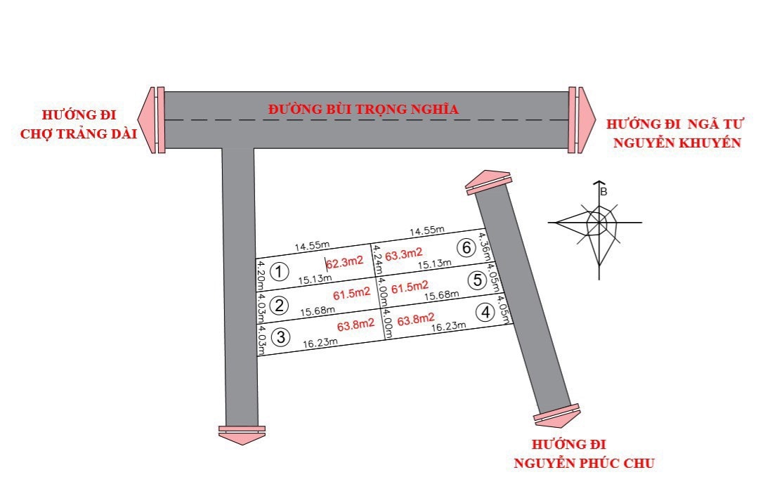 Bán 6 lô đất sổ riêng thổ cư giá đầu tư p.Trảng Dài,Biên Hoà,Đồng Nai - Ảnh 4