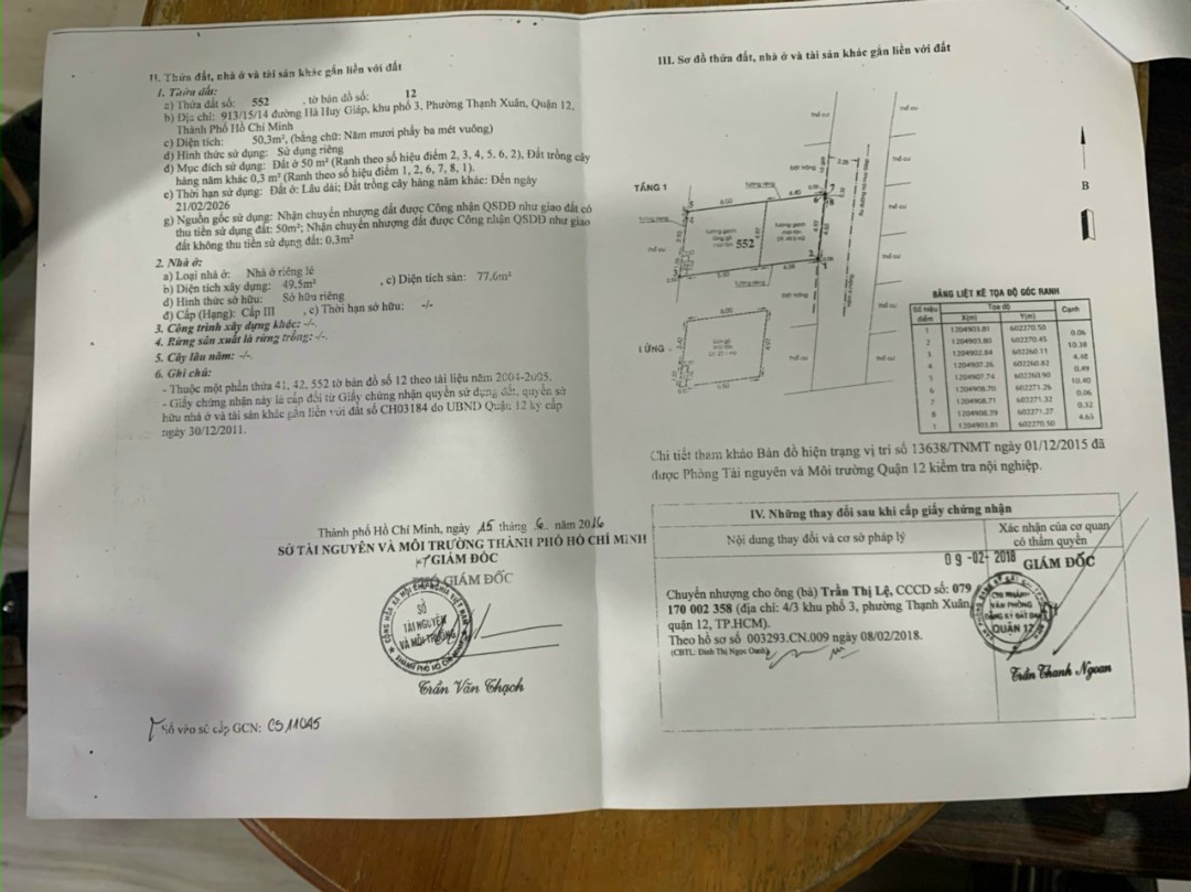 Bán gấp nhà 2/ Hà Huy Giáp, KP3, P.Thạnh Xuân, Q12, 50m2  chỉ 2.6 tỷ. Lh:0976391464 - Ảnh 4