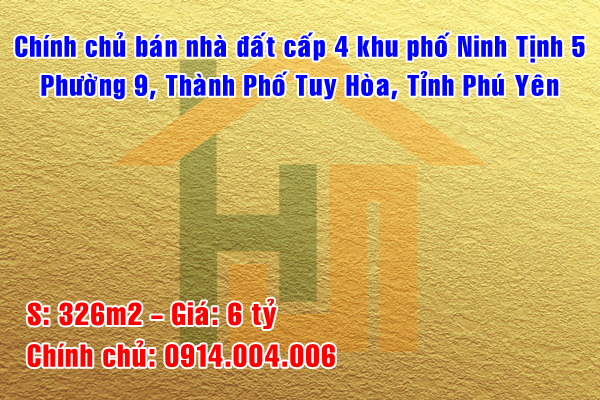 Chính chủ bán nhà đất khu phố Ninh Tịnh 5, Phường 9, TP. Tuy Hòa, Tỉnh Phú Yên - Ảnh 3