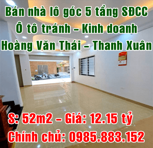 Bán nhà lô góc 2 mặt ngõ ô tô, kinh doanh phố Hoàng Văn Thái, Thanh Xuân 52m2 giá 12.15 tỷ - Ảnh 6