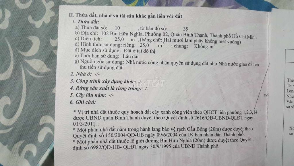 Chính chủ cần bán căn nhà mặt tiền đường Bùi Hữu Nghĩa - Ảnh 1