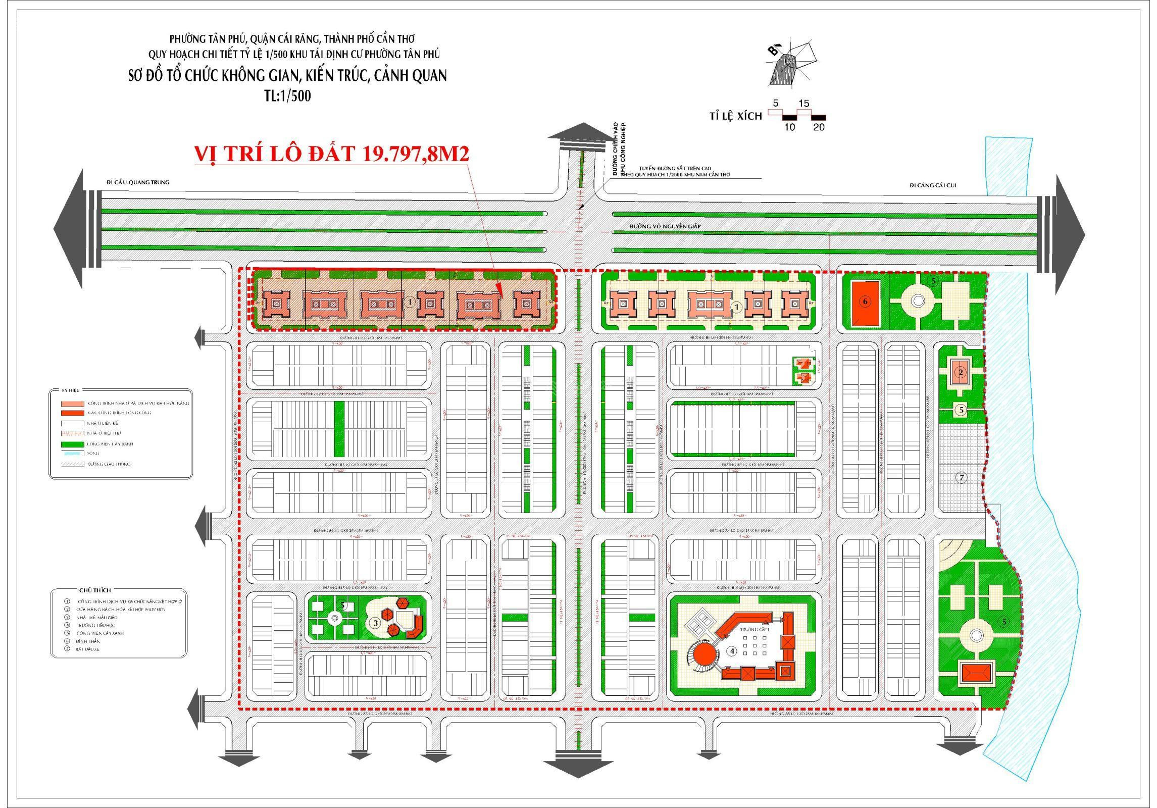 Bán đất thương mại dịch vụ tại khu TĐC Tân Phú, phường Tân Phú, quận Cái Răng, TP. Cần Thơ - Ảnh 1