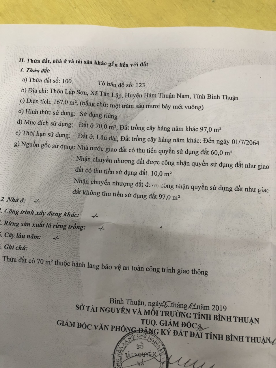 CỰC HOT, CẦN BÁN ĐẤT KÈM NHÀ TẠI THÔN LẬP SƠN , XÃ TÂN LẬP , HUYỆN HÀM THUẬN NAM , TỈNH BÌNH THUẬN - Ảnh 2