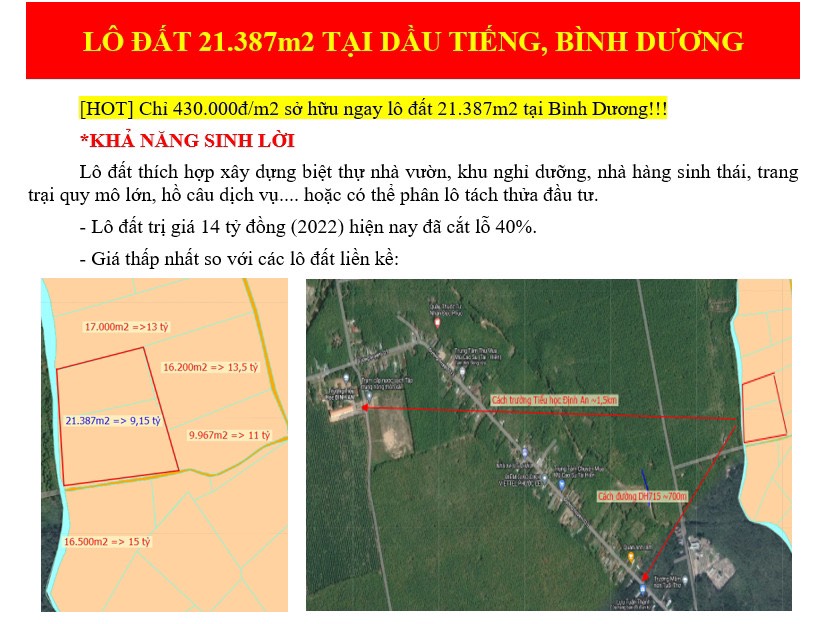 Chỉ 430.000đ/m2 sở hữu ngay lô đất 21.387m2 tại Bình Dương. Lh:0817383283. - Ảnh 4