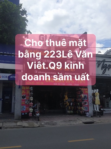 Cho thuê mặt bằng kinh doanh sầm uất, nguyên căn 6x22m Lê Văn Việt Q9 - Ảnh chính