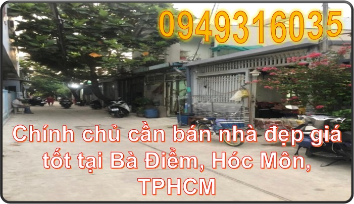⭐Chính chủ cần bán nhà đẹp giá tốt tại Bà Điểm, Hóc Môn, TPHCM; 3,7tỷ; 0949316035 - Ảnh chính