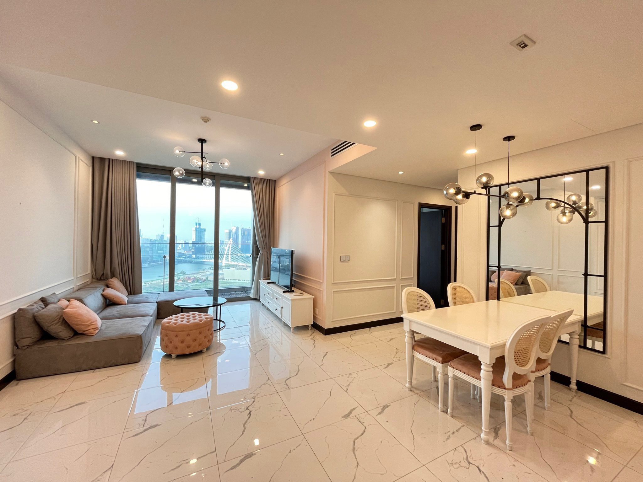Cho thuê căn hộ hạng sang EMPIRE City Thủ Thiêm-2PN-giá 30tr, View sông SG mát mẻ trong lành - Ảnh 5