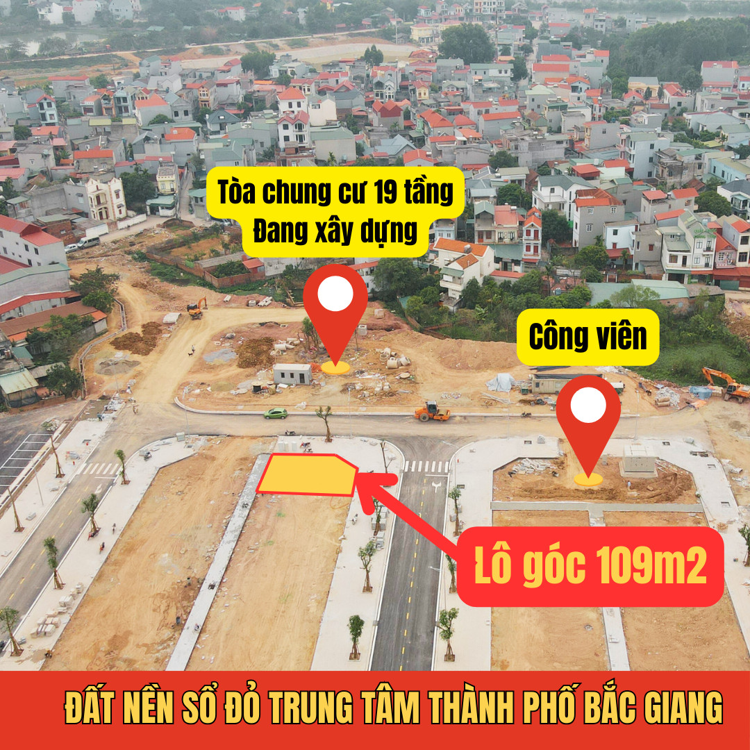 [CHÍNH CHỦ] Bán GẤP lô góc đối diện cổng trường liên cấp Tân Tiến trung tâm Thành Phố Bắc Giang - Ảnh chính