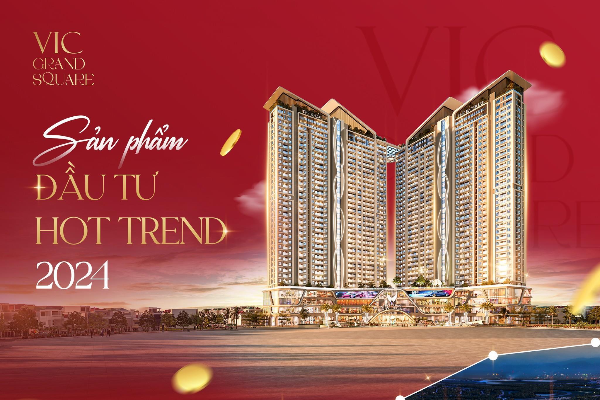 Mở bán đợt 1 căn hộ chung cư cao cấp Vic Grand Square thành phố Việt Trì. Quà tặng lên đến 40 triệu - Ảnh chính