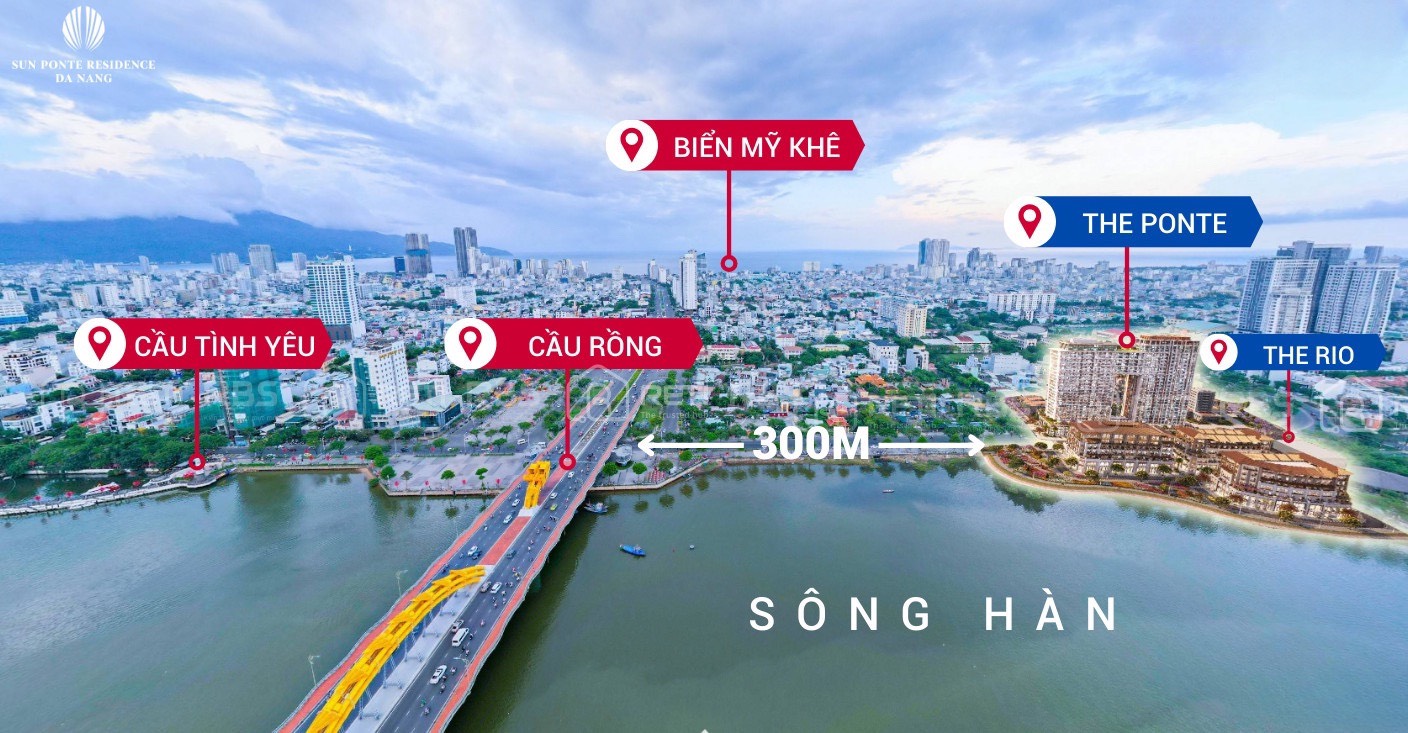 Dự án mới SUN PONTE - ngay cầu Rồng sông Hàn Đà Nẵng - 1 siêu phẩm có 1 0 2 - Ảnh chính