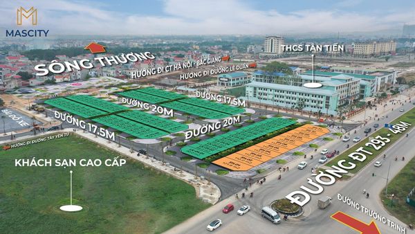Ngoại giao lô đất mặt tiền 6m cạnh trường Tân Tiến - TP Bắc Giang giá cực rẻ - Ảnh chính