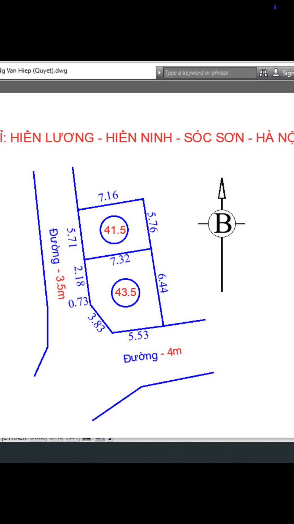 Chủ càn tiền nhờ  bán 41,5m2 tại Hiền Lương - Hiền Ninh - Sóc Sơn. Đường thông oto vào đất, bao - Ảnh 1