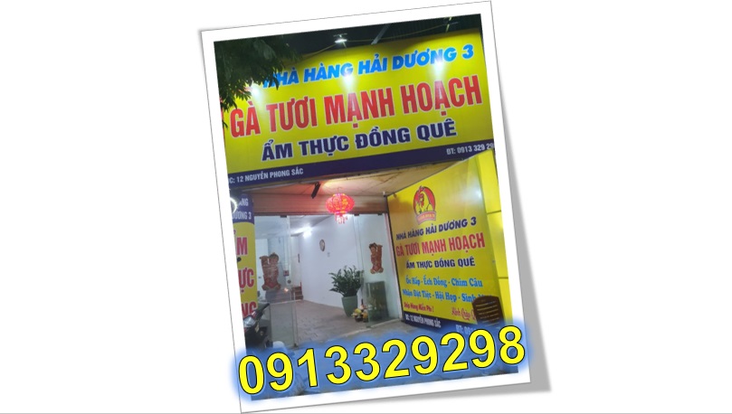 Cần sang nhượng lại nhà hàng mặt đường Nguyễn Phong Sắc, Cầu Giấy; 0913329298 - Ảnh 1