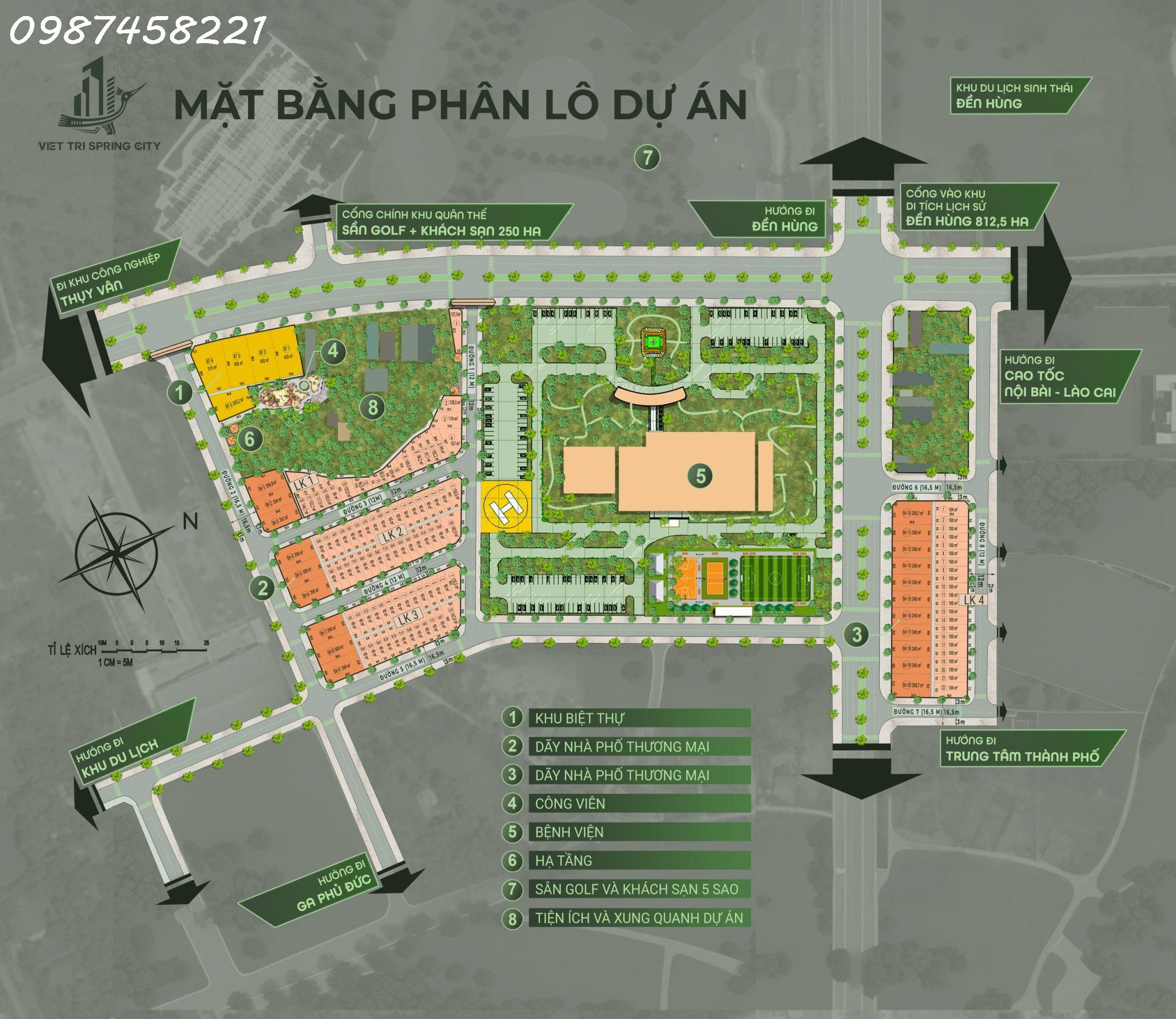 Cần thanh khoản gấp 5 lô đất KĐT Spring City Việt Trì - 90m2 giá đầu tư cực kỳ hấp dẫn - Ảnh 2