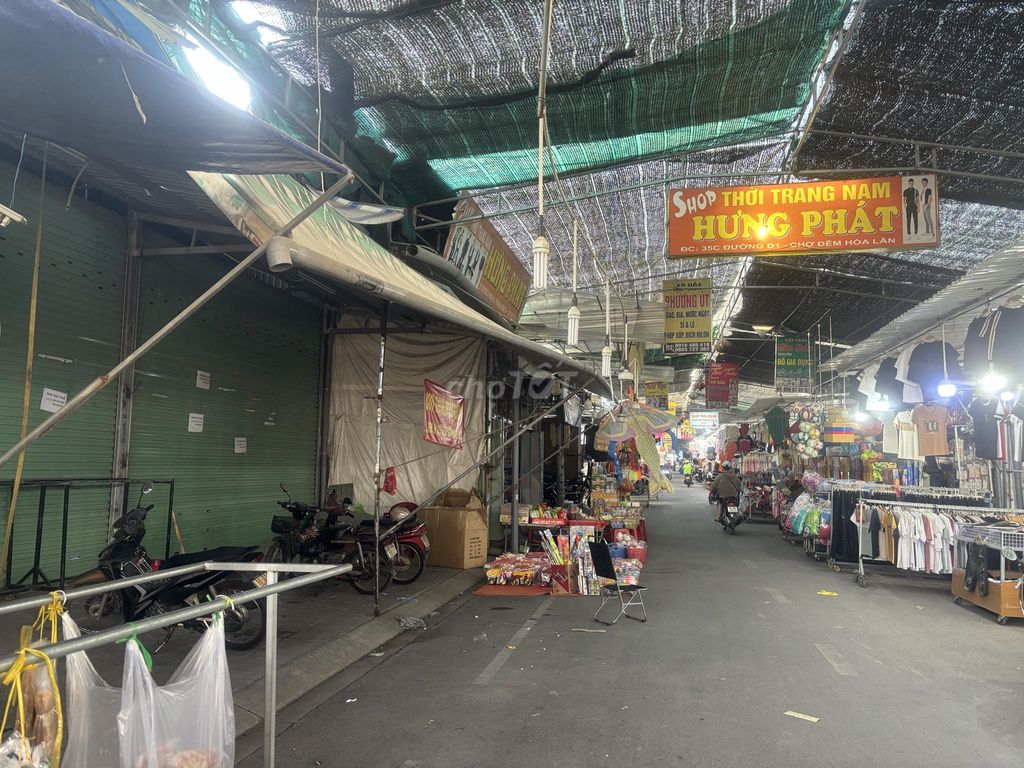 Cho thuê mặt bằng buôn bán trong chợ đêm Hoà Lân - TP Thuận An. - Ảnh 1