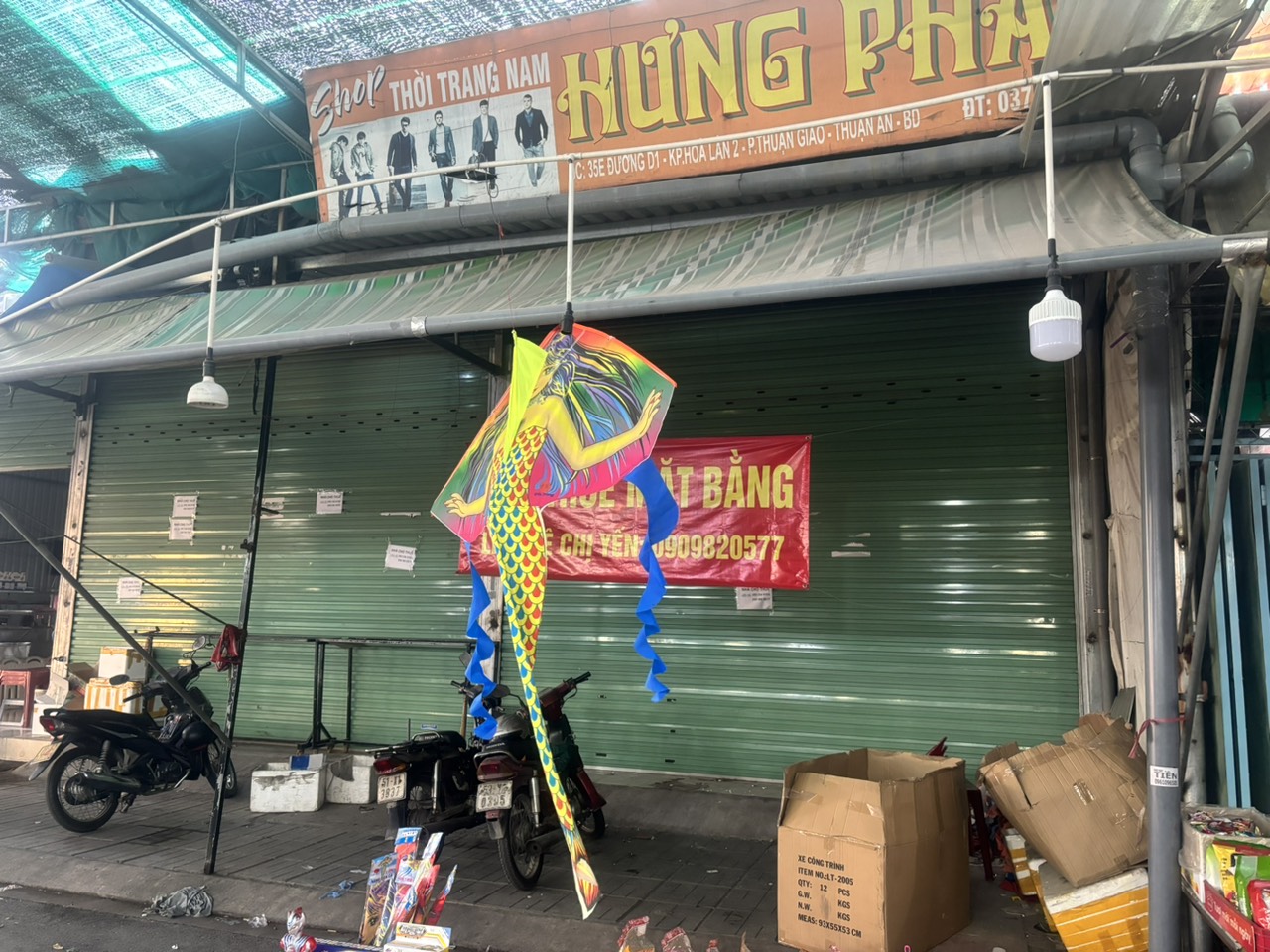 Cho thuê mặt bằng buôn bán trong chợ đêm Hoà Lân - TP Thuận An. - Ảnh 3