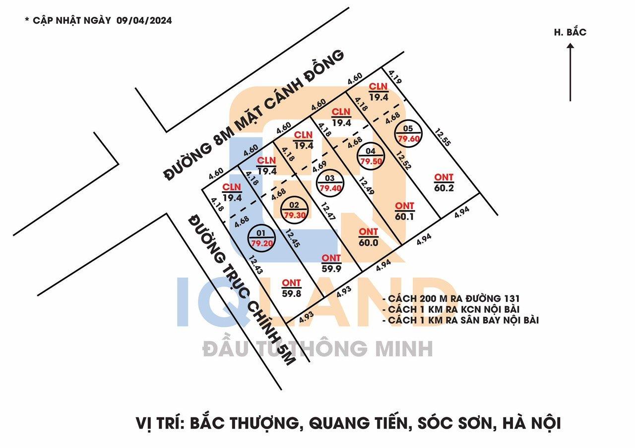 Bìa làng 8m tại Bắc Thượng-Quang tiến-SS giá chỉ 2x bao sang tên ngay 79m. - Ảnh 3
