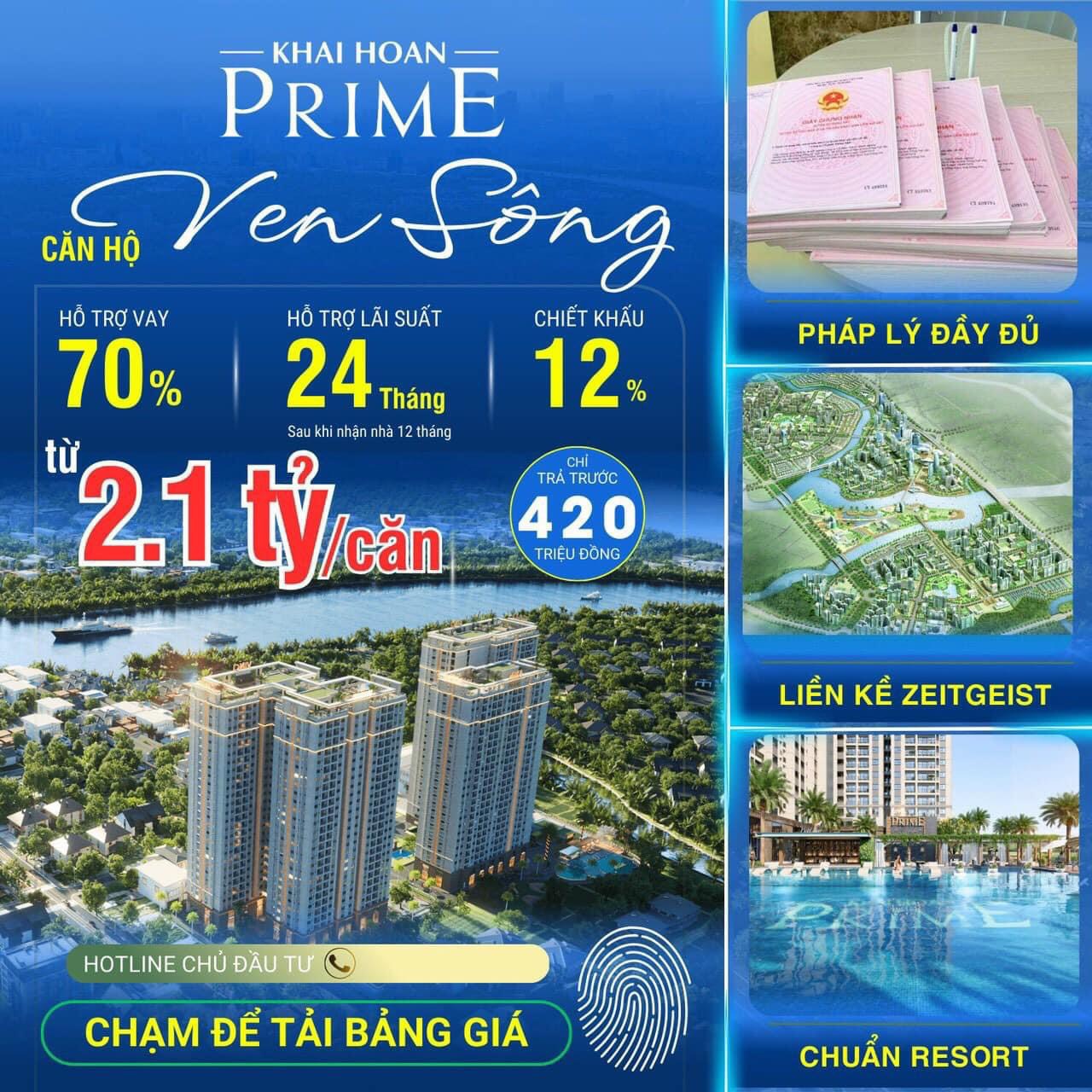 Bán căn Hộ Khải Hoàn Prime liền kề khu đô thị Phú Mỹ Hưng Quận 7 giá 2.1 tỷ - Ảnh 1