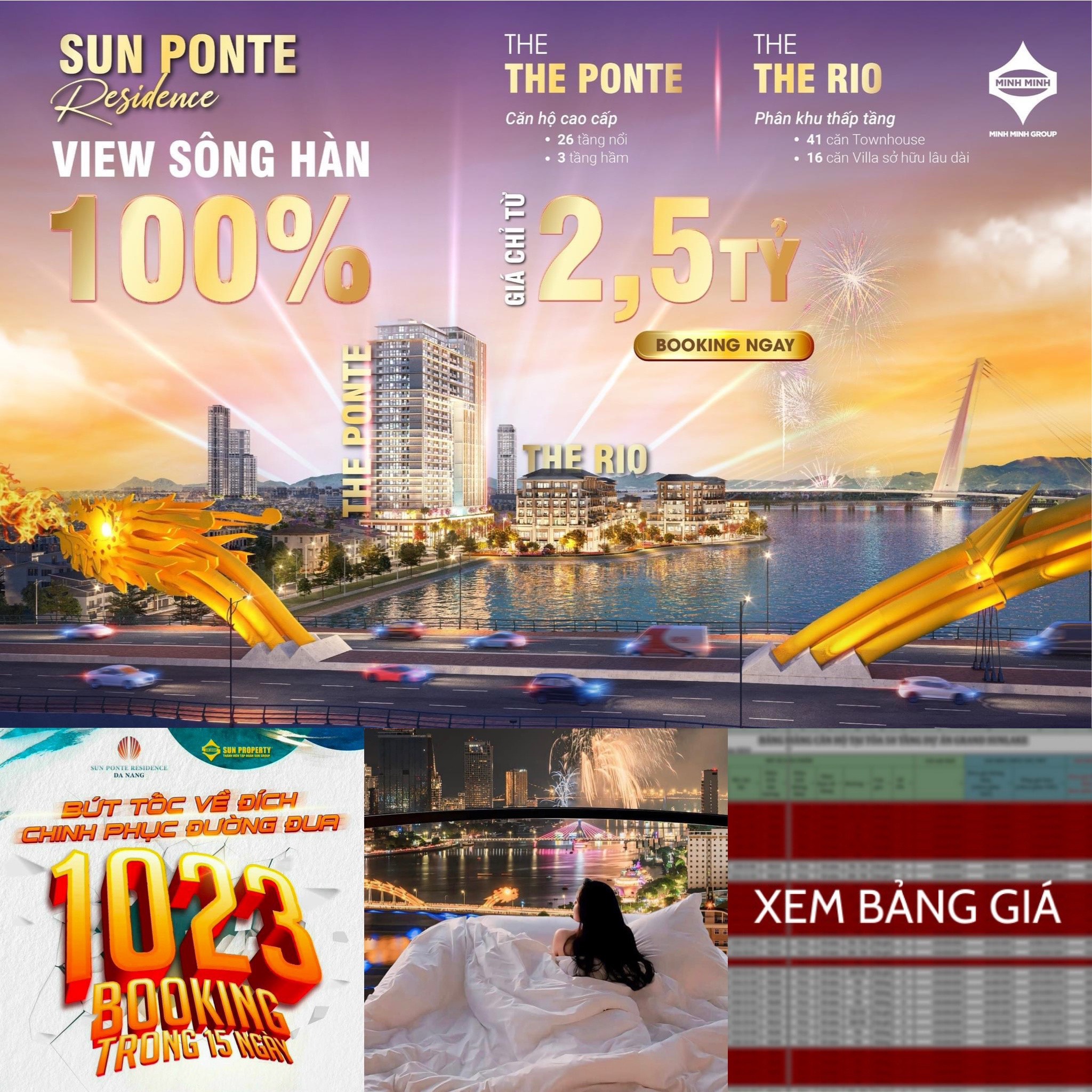 Càn bán căn hộ cao cấp  Sun Ponte ngay Cầu Rồng view pháo hoa sông Hàn, ck 20%, Giá chỉ từ 64tr/m2 - Ảnh 4