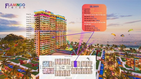 Căn hộ khách sạn tiêu chuẩn 5 sao mặt tiền biển Hải Tiến, tầm view bao trọn dự án rực rỡ sắc màu, - Ảnh chính