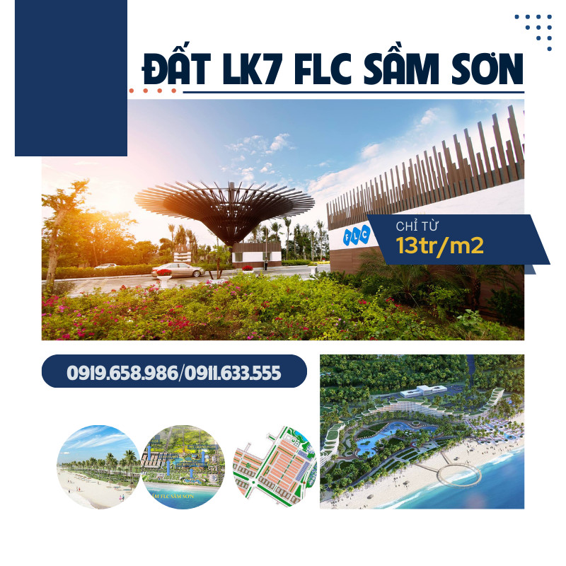 Đất nền lk7 mặt đường Thanh Niên FLC Sầm Sơn - Nơi kết nối tiềm năng đầu tư và nghỉ dưỡng. - Ảnh chính