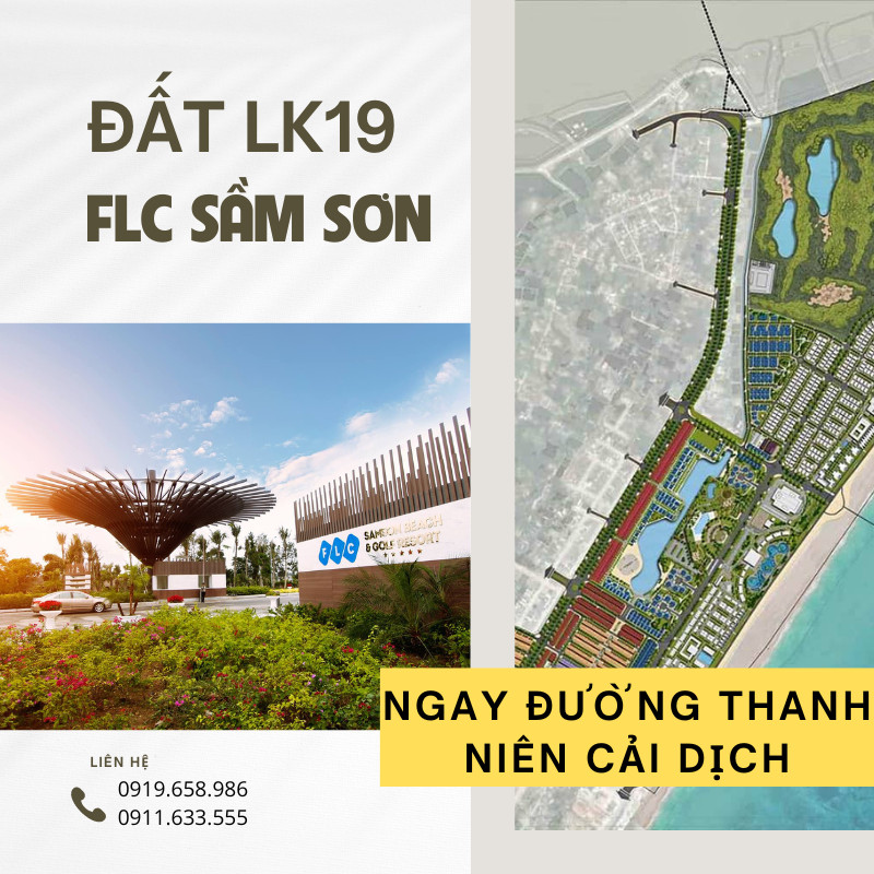 Bán đất FLC Sầm Sơn LK19 mặt đường Thanh Niên, vị trí đẹp nhất dự án! - Ảnh chính