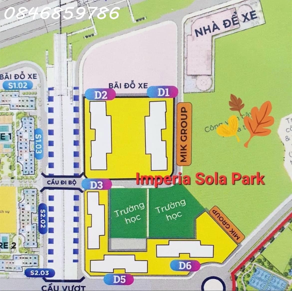 Mở bán Imperia Sola Park KĐT Vin Smart City, dt 28-80m2, giá từ 55tr/m2. HTLS 0% 24T-0846859786 - Ảnh 1