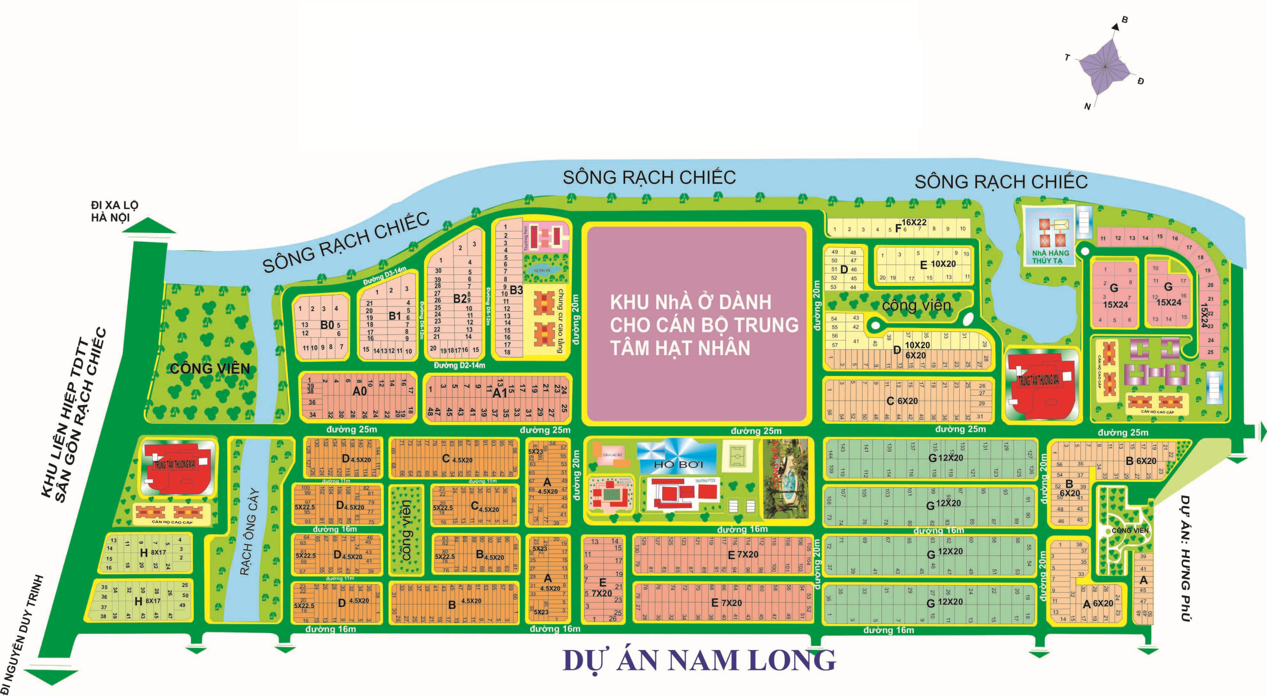 Bán đất khu dân cư Nam Long - kiến á đường Đỗ xuân hợp q.9 dt 6x20 giá 7 tỷ - Ảnh chính