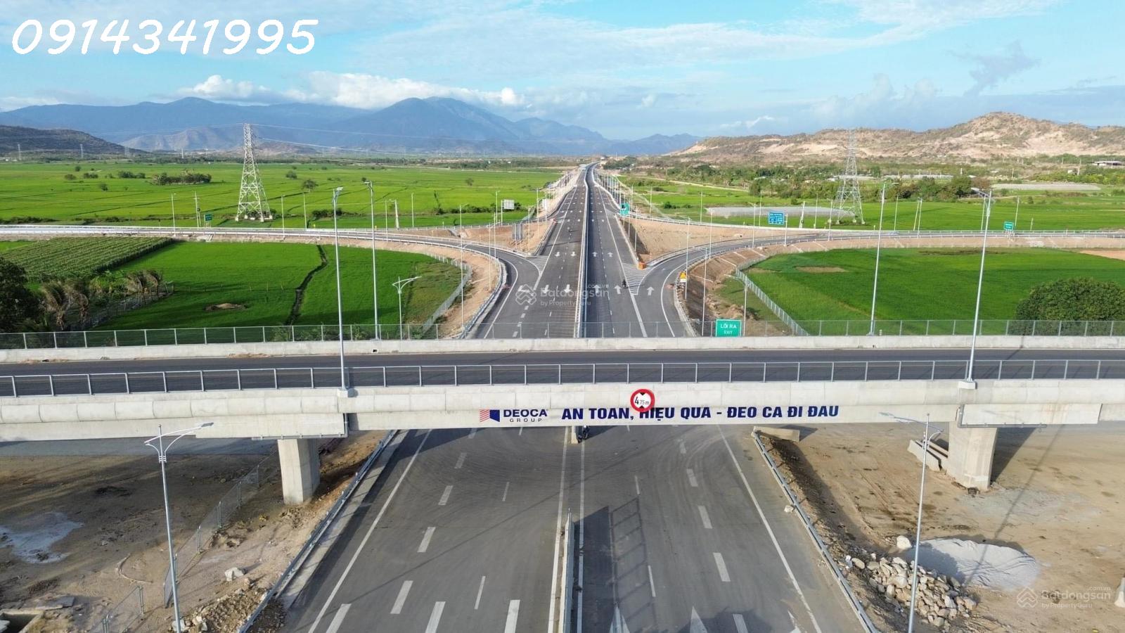 Nút giao cao tốc Cam Lâm Vĩnh Hảo. Mặt QL27A, 20x50m sân bay Thành Sơn 5km, QL1 6km - Ảnh chính
