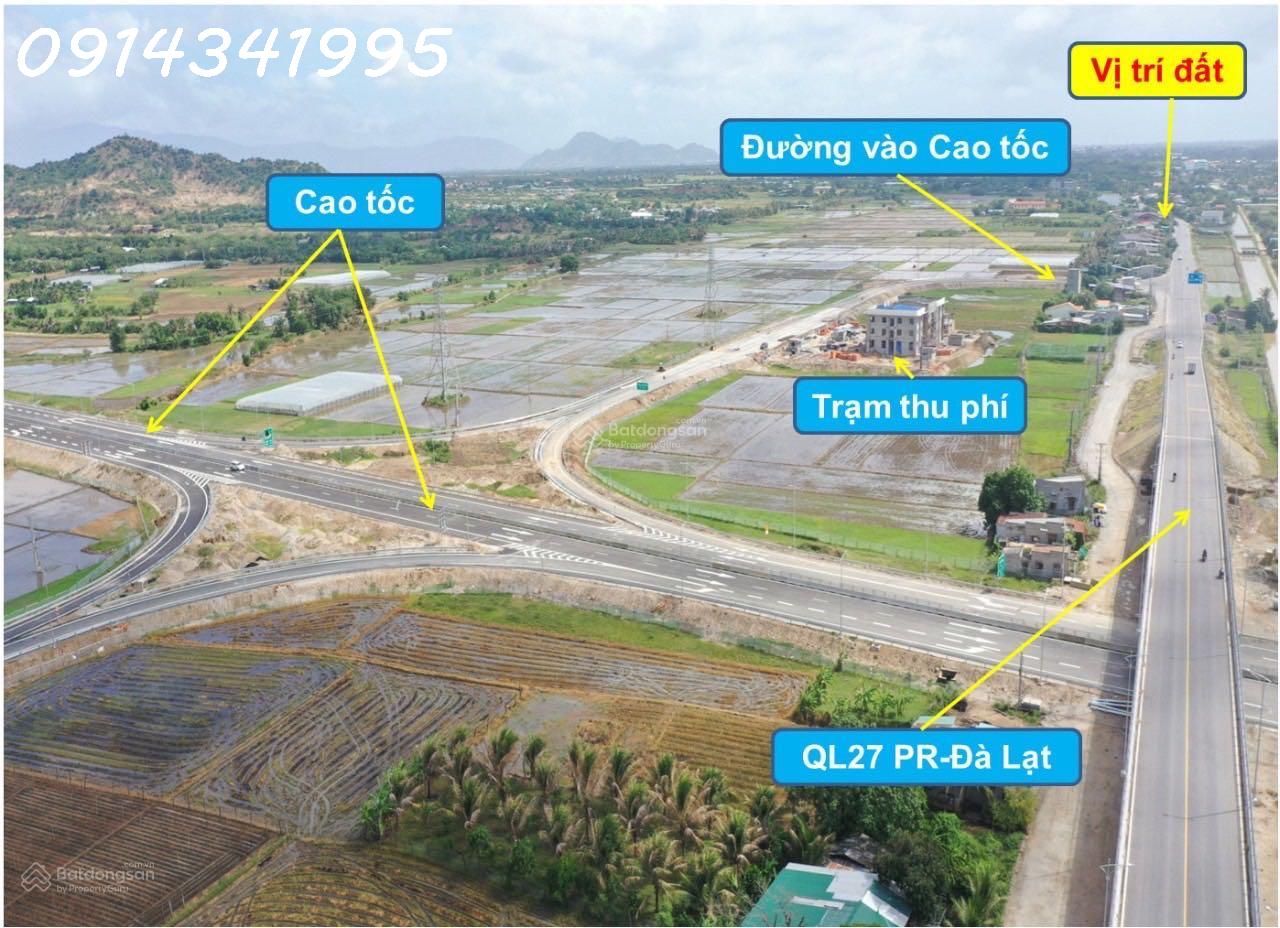 Nút giao cao tốc Cam Lâm Vĩnh Hảo. Mặt QL27A, 20x50m sân bay Thành Sơn 5km, QL1 6km - Ảnh 2