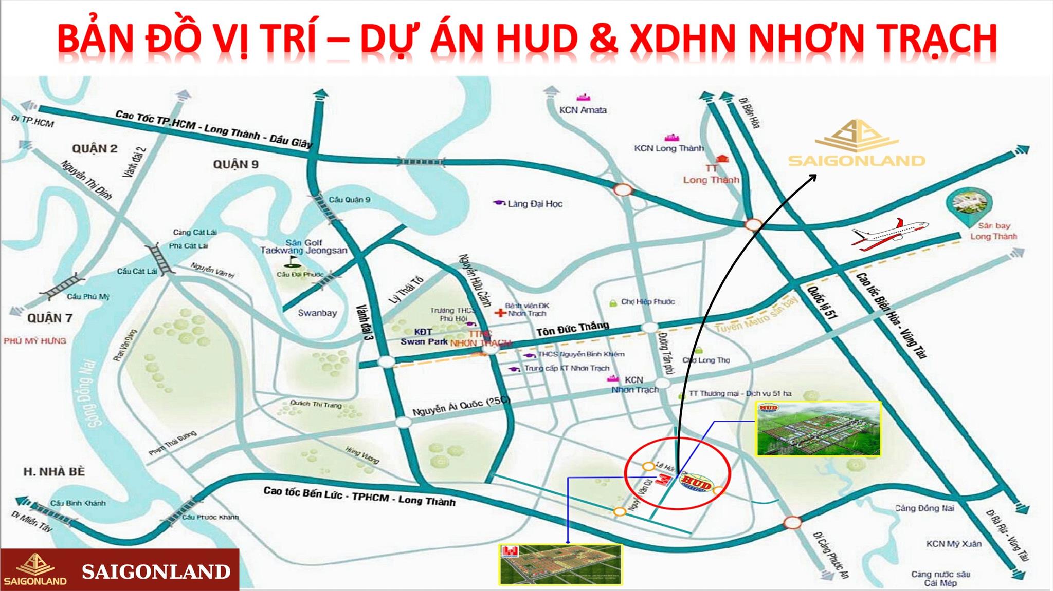 Saigonland Nhơn Trạch - Mua bán đất Nhơn Trạch - Dự án Hud Nhơn Trạch Đồng Nai. - Ảnh 4