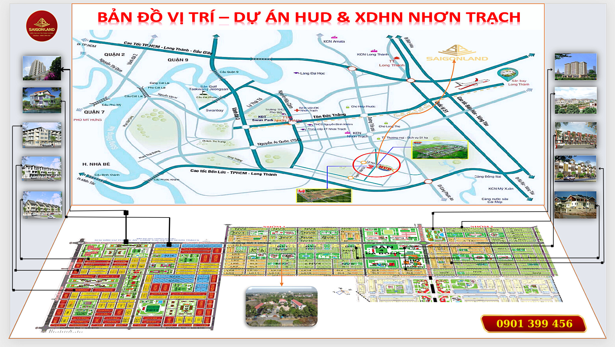 Saigonland Nhơn Trạch - Mua bán đất Nhơn Trạch - Dự án Hud Nhơn Trạch Đồng Nai. - Ảnh chính
