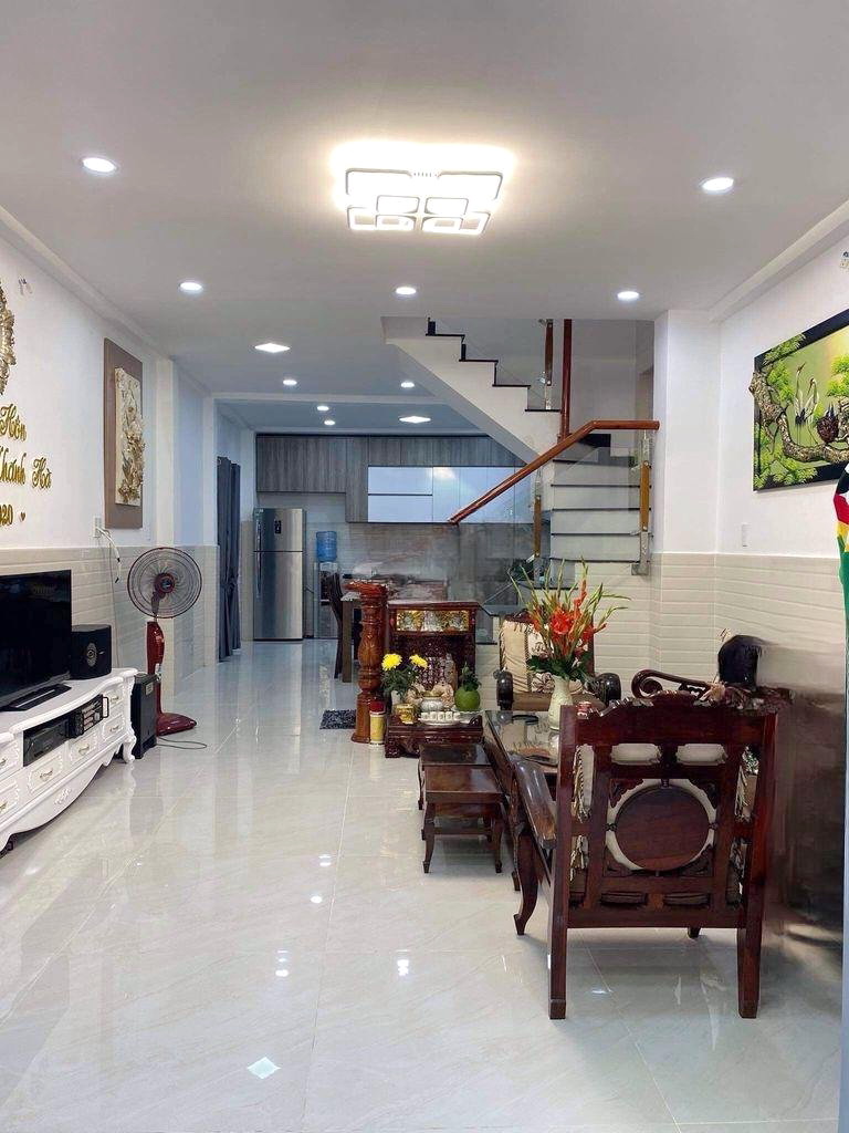 Nhà mới Nở Hậu 6.1m (4 tầng) đường Nguyễn Thị Tần P2-Q8 giá 6,28tỷ TL - Ảnh 1